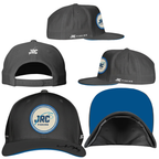 Boné de Pesca JRC Brin Fechado Cinza e Azul