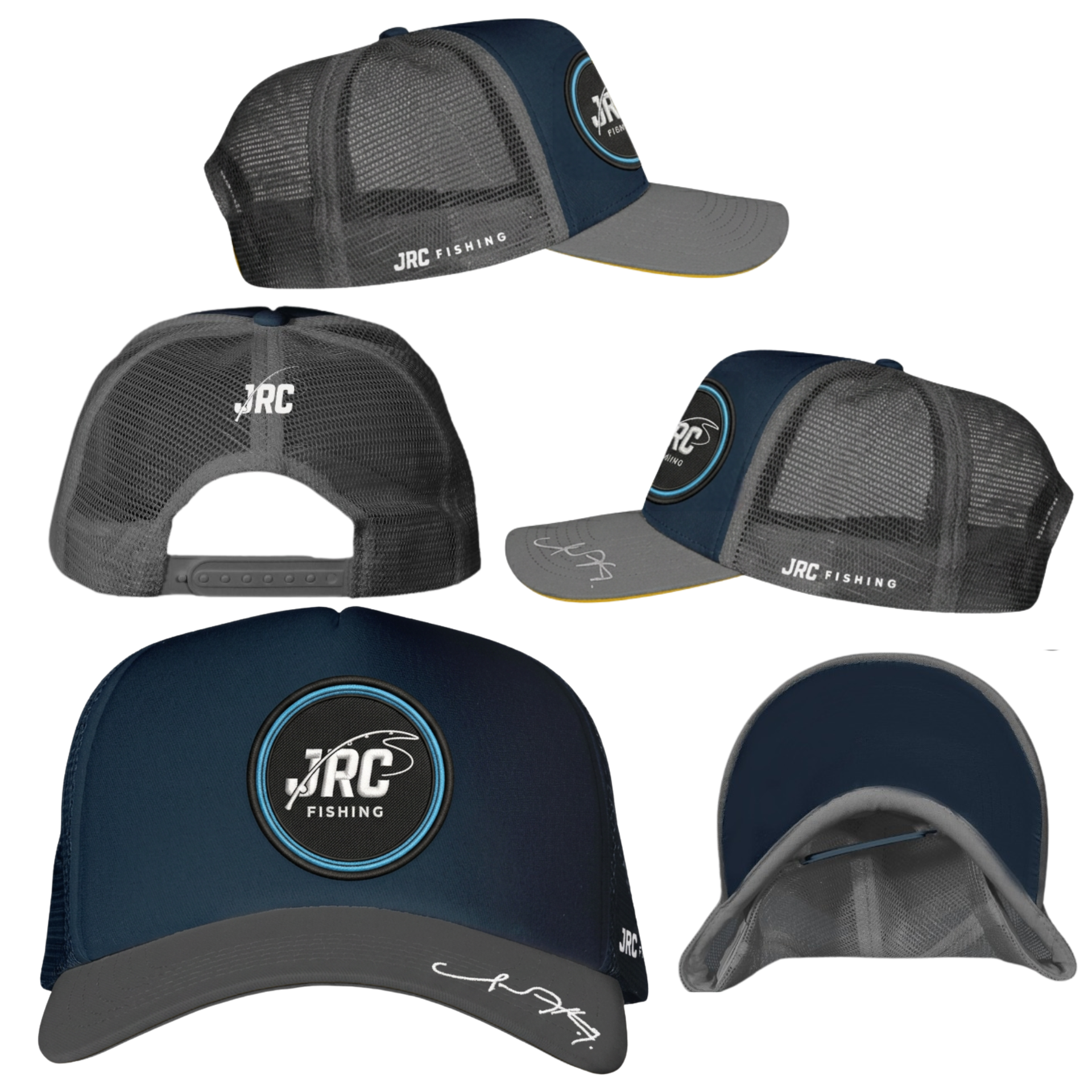 Boné de Pesca JRC Trucker Azul Marinho