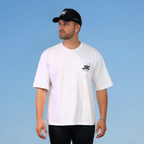 Camiseta Oversized - Evolução - Branco