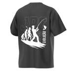 Camiseta Oversized - Evolução - Preto