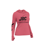 Camiseta de Pesca Feminina JRC com Capuz e Luva Proteção UV50+ Rosa