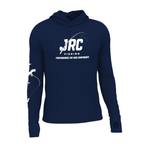 Camiseta de Pesca Masculina JRC com Capuz e Luva Proteção UV50+ Azul Marinho