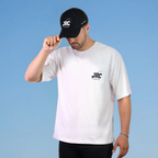 Camiseta Oversized - Só Mais Um Arremesso - Branca