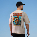 Camiseta JRC Oversized Só Mais um Arremesso - Gelo