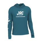Camiseta de Pesca Masculina JRC com Capuz e Luva Proteção UV50+ Petróleo
