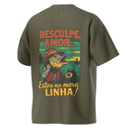 Camiseta Oversized - Na outra Linha - Militar