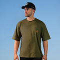 Camiseta Oversized - Na outra Linha - Militar