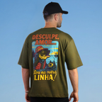 Camiseta Oversized - Na outra Linha - Militar