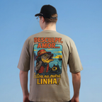 Camiseta Oversized - Na outra Linha - Khaki