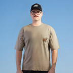 Camiseta Oversized - Na outra Linha - Khaki