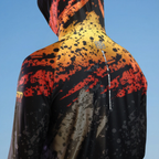 Camiseta de Pesca Masculina JRC com Capuz e Luva Proteção UV50+ Lava