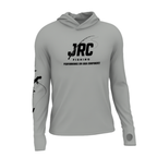 Camiseta de Pesca Masculina JRC com Capuz e Luva Proteção UV50+ Chumbo