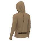 Camiseta de Pesca Masculina JRC com Capuz e Luva Proteção UV50+ Desert