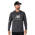Camiseta de Pesca Masculina JRC com Capuz e Luva Proteção UV50+ Cinza
